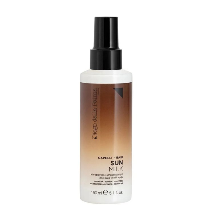 DIEGO DALLA PALMA SUN MILK LATTE SPRAY SOLARE CAPELLI 3 IN 1 LEAVE-IN NUTRIENTE E ANTI-CRESPO 150 ML