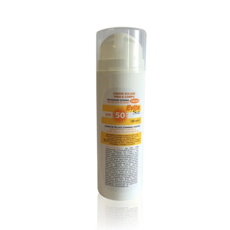 EVITA SUN SPF50+ ALTISSIMA PROTEZIONE PER PELLI SENSIBILI E CON MACCHIE CUTANEE 100 ML