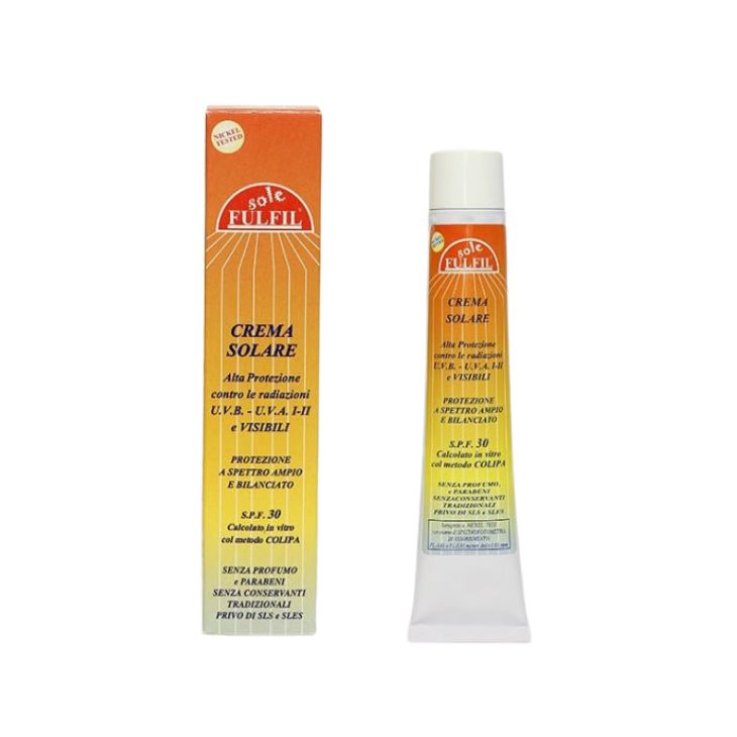FULFIL CREMA SOLARE SPF30 PROTEZIONE ALTA PER PELLI SENSIBILI E BAMBINI 50 ML