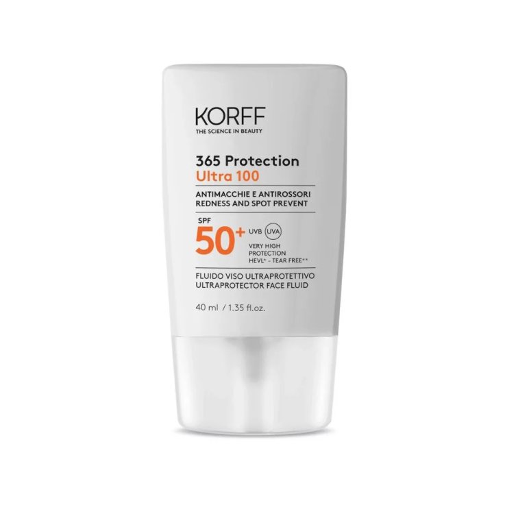 KORFF 365 PROTECTION ULTRA 100 FLUIDO VISO ULTRA PROTETTIVO SPF50+ 40 ML