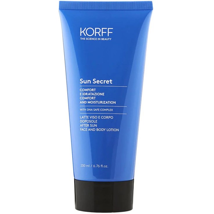 KORFF SUN SECRET LATTE CORPO DOPOSOLE IDRATANTE E RESTITUTIVO PER VISO E CORPO 200 ML