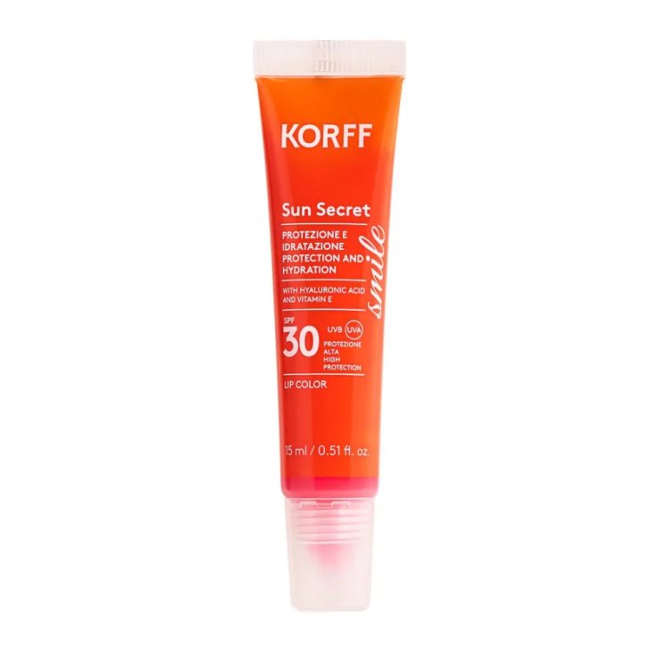KORFF SUN SECRET LIP COLOR SPF30 02 RASPBERRY PINK 10 ML