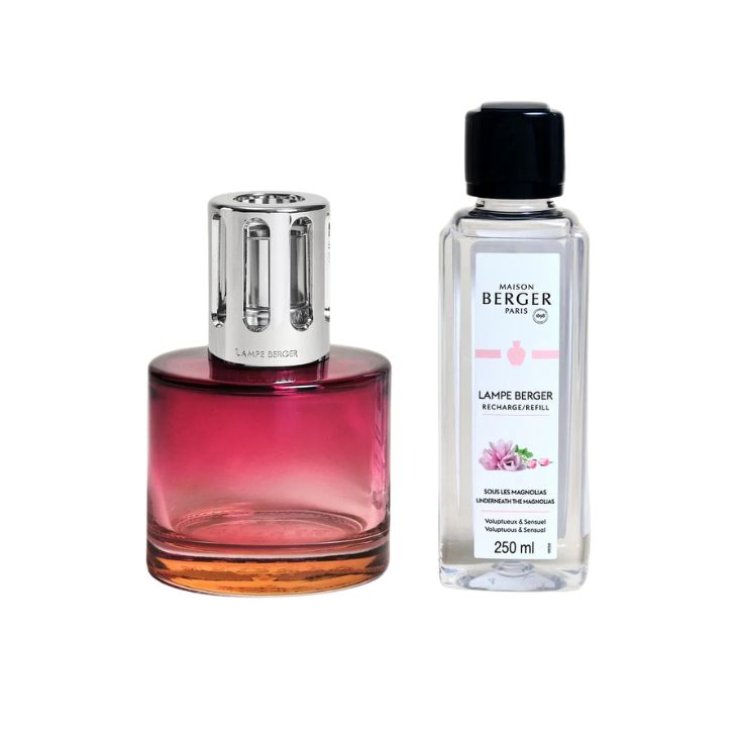 LAMPE BERGER COFANETTO PURE ROSE CON 250 ML SOUS LES MAGNOLIAS