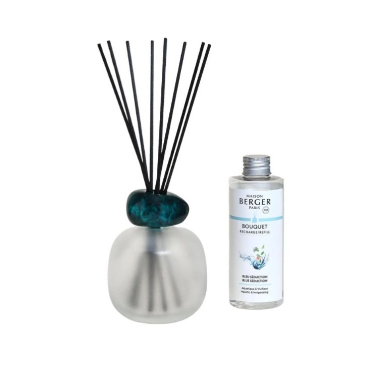 MAISON BERGER BOUQUET PROFUMATO GIVR&Eacute;/&Eacute;MERAUDE CON FRAGRANZA BLEU S&Eacute;DUCTION 180 ML