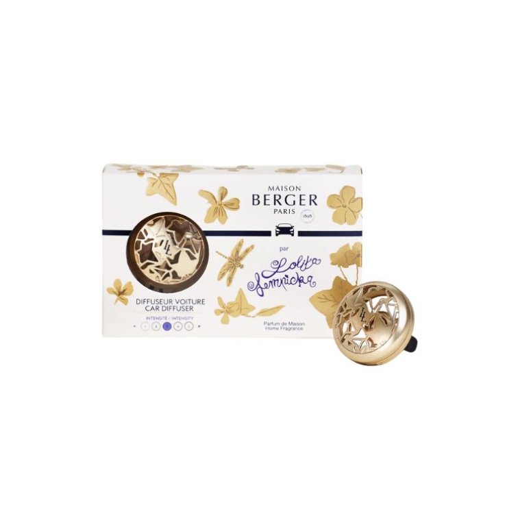 MAISON BERGER DIFFUSORE PER AUTO COLLEZIONE OR SATIN&Eacute; CON RICARICA LOLITA LEMPICKA