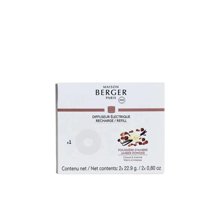 MAISON BERGER LE PARFUM POUSSI&Egrave;RE D&rsquo;AMBRE &ndash; RICARICA DIFFUSORE NOMAD