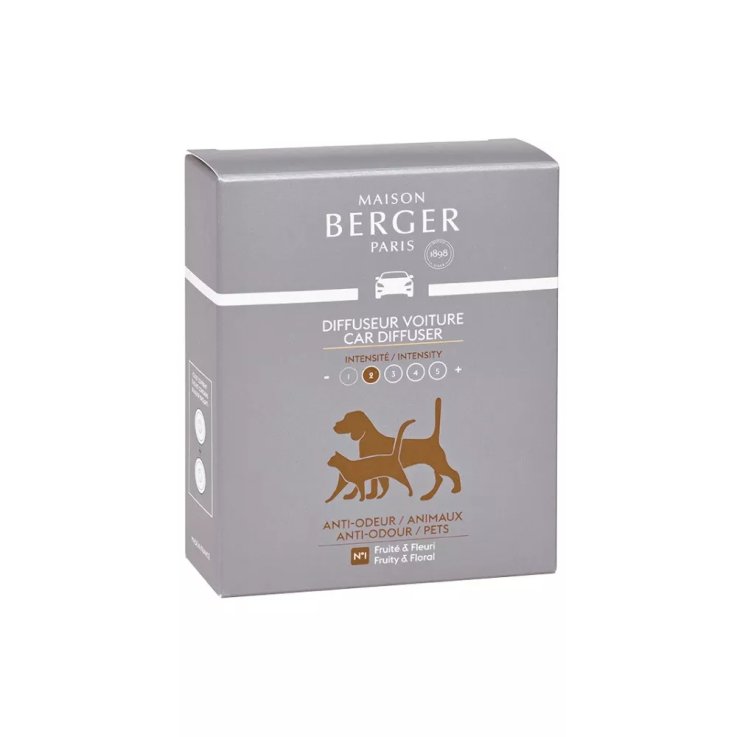 MAISON BERGER RICARICHE PER DIFFUSORE AUTO ANTI-ODORI ANIMALI - 2 PZ
