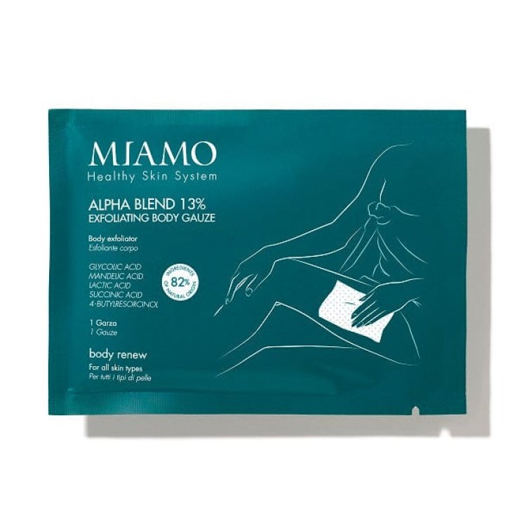 MIAMO ALPHA BLEND 13% GARZA ESFOLIANTE CORPO – TRATTAMENTO MONODOSE MIAMO ALPHA BLEND 13% GARZA ESFOLIANTE CORPO – TRATTAMENTO MONODOSE
