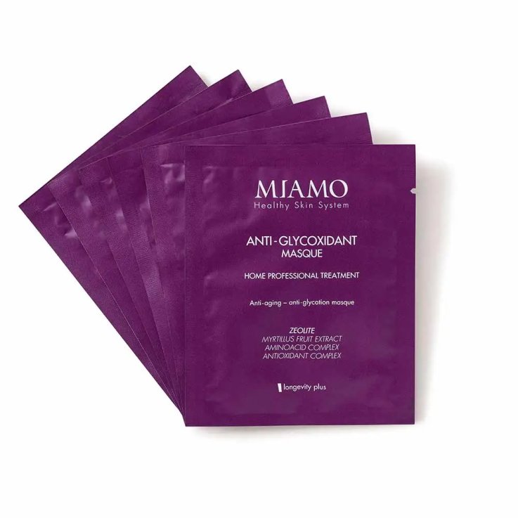MIAMO ANTI-GLYCOXIDANT MASQUE &ndash; MASCHERA ANTI-AGE MONODOSE 6X10 ML