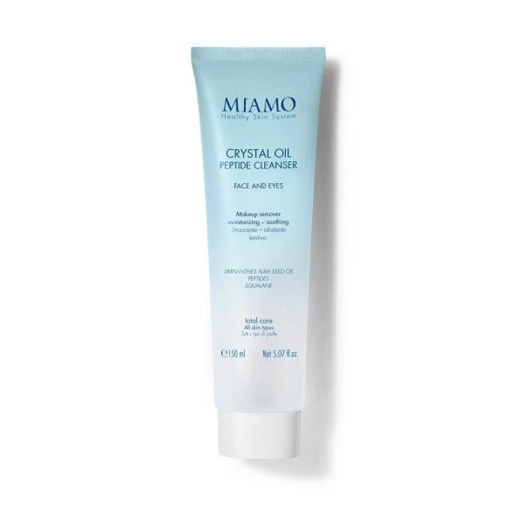 MIAMO CRYSTAL OIL PEPTIDE CLEANSER &ndash; STRUCCANTE VISO E OCCHI 150 ML