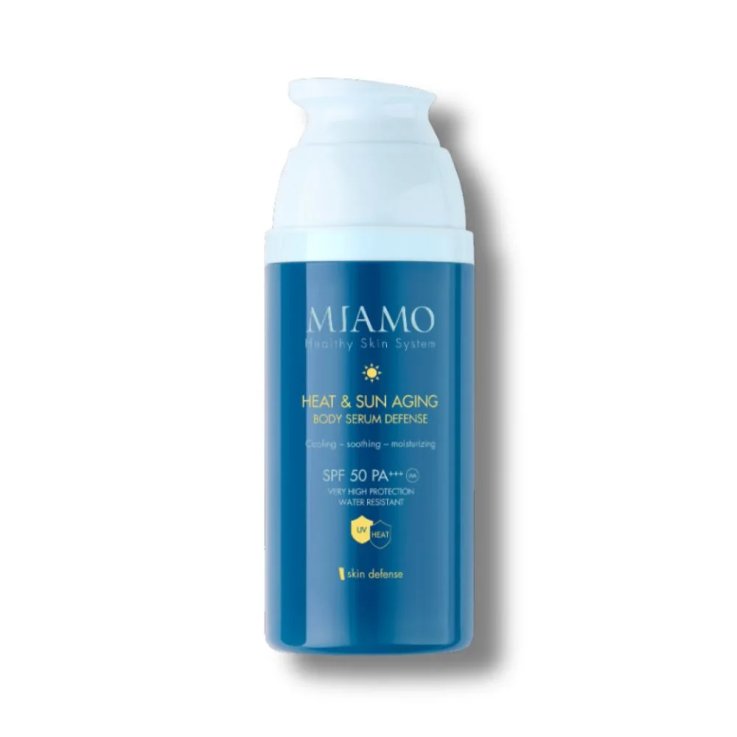 MIAMO HEAT & SUN AGING BODY SERUM DEFENCE SIERO SOLARE CORPO SPF50 PA+++ 100 ML