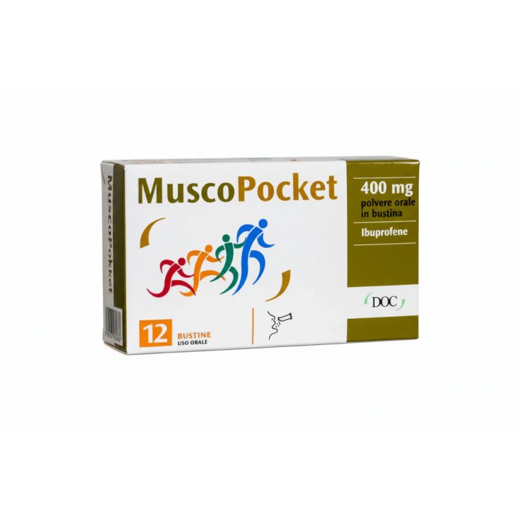 MUSCOPOCKET 400 mg 12 bustine&nbsp;