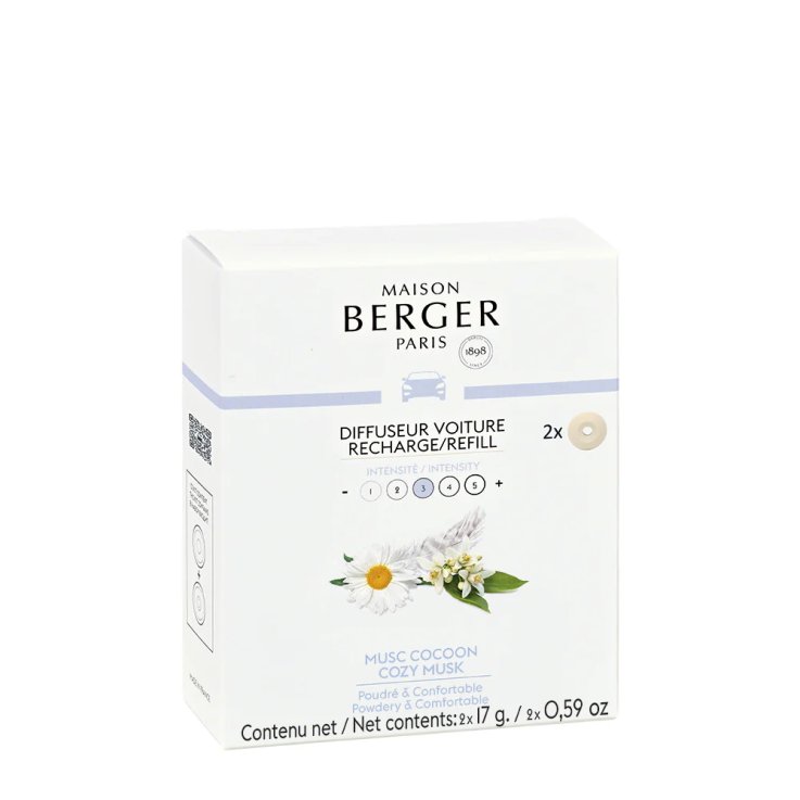 MAISON BERGER - RICARICHE PER DIFFUSORE AUTO 2PZ - MUSC COCOON