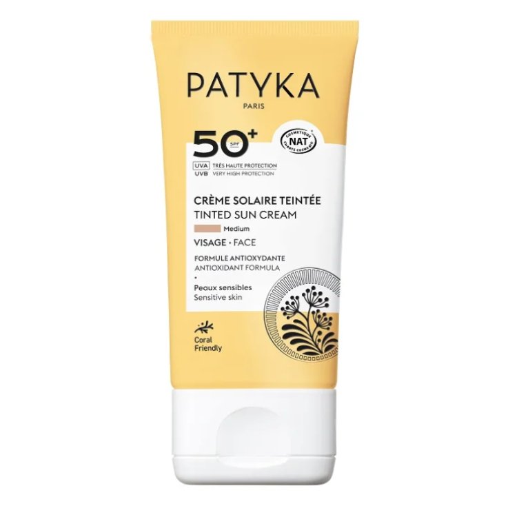 PATYKA CREMA SOLARE VISO COLORATA SPF50+ TONALIT&Agrave; MEDIA &ndash; 40 ML