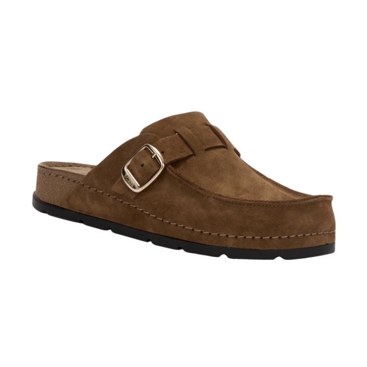 SCHOLL BORA MOCASSINI PELLE SCAMOSCIATA DONNA TABACCO N.36