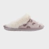 SCHOLL BRIENNE PANTOFOLA MICROFIBRA MACULATA TORTORA DONNA N.36