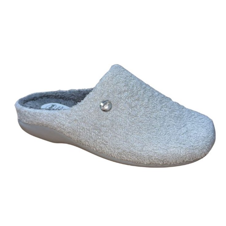 SCHOLL PANTOFOLA BLADE BAMBOO FABRIC DONNA GREY N.36