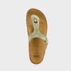 SCHOLL SANDALI ANAIS LEASURE SALVIA PELLE SCAMOSCIATA N.41