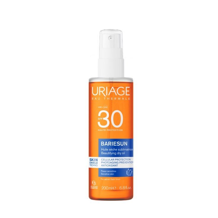URIAGE BARI&Eacute;SUN OLIO SECCO SOLARE SPF30 IDRATANTE PER VISO CORPO E CAPELLI 200 ML