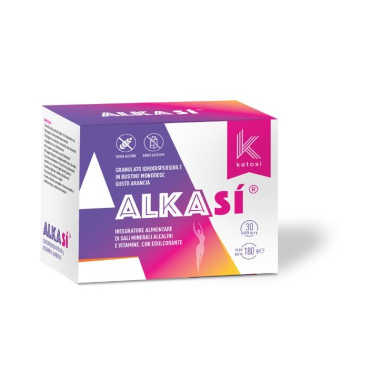 Alkas&igrave; Integratore di Sali Alcalini con Potassio Magnesio e Calcio 20 Bustine