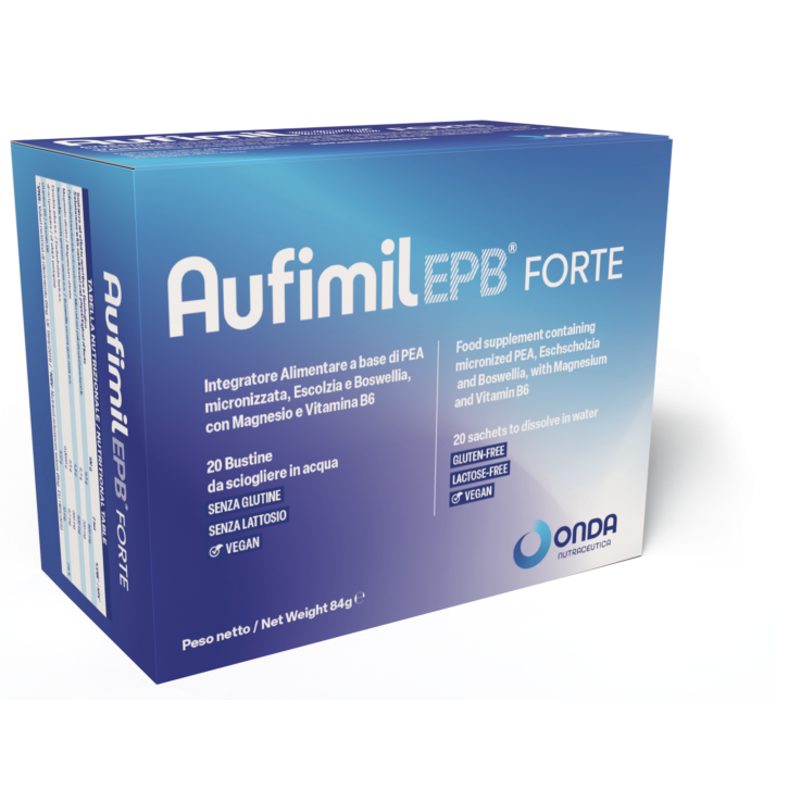 Aufimil EPB&reg; Forte 20 Bustine | Integratore con PEA Micronizzata, Boswellia, Magnesio e Vitamina B6