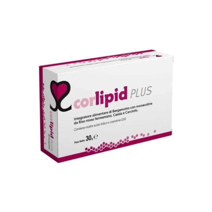 Corlipid Integratore con Bergamotto, Riso Rosso Fermentato e Carciofo 30 Compresse