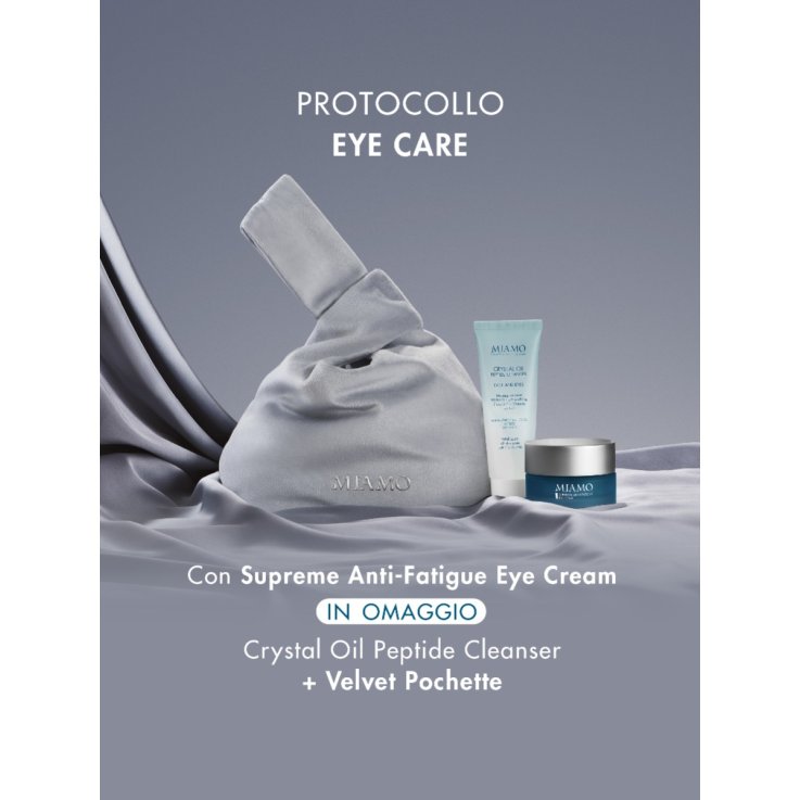 Miamo Protocollo Eye Care Edizione Limitata &ndash; Cofanetto Contorno Occhi Antifatica con Crema e Struccante