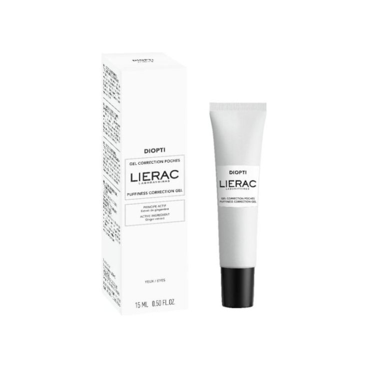 Lierac Diopti Crema Correzione Rughe 15 ml | Contorno Occhi Levigante e Rimpolpante