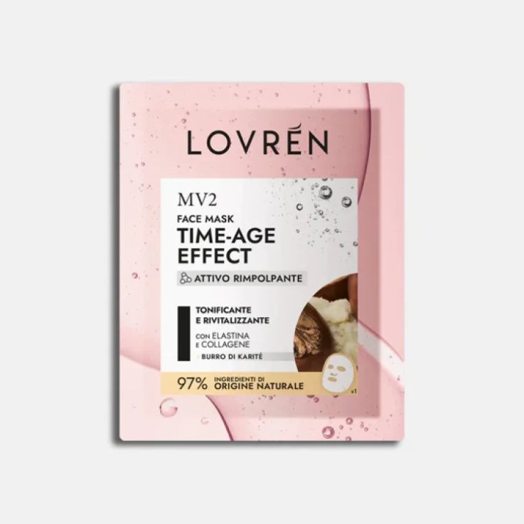 Lovr&eacute;n Mask Antirughe con Collagene | Maschera Viso Effetto Rimpolpante Monouso