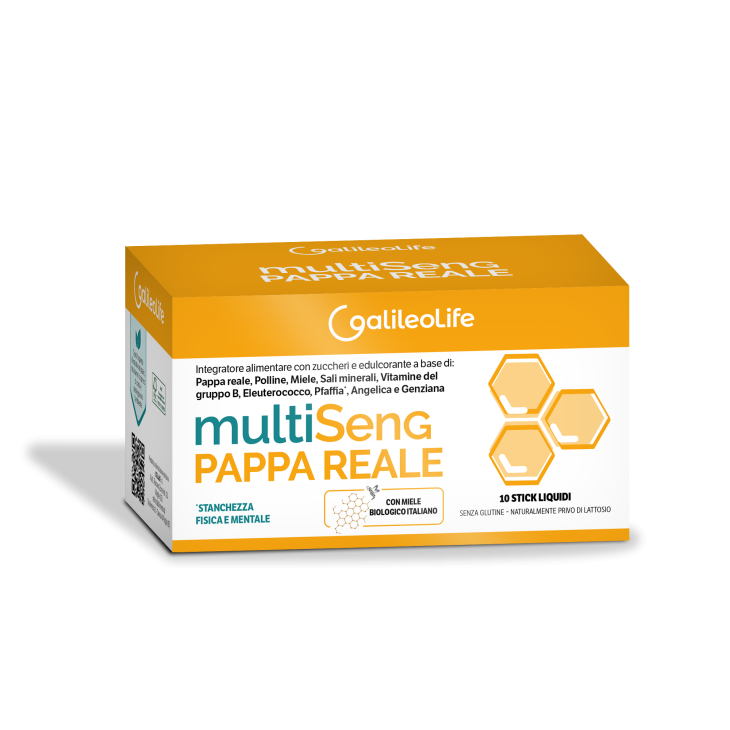GalileoLife Multiseng Pappa Reale Integratore Tonico 10 Stick