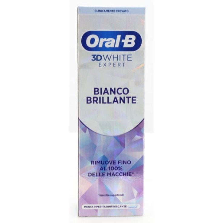Oral-B 3D White Expert Bianco Brillante Dentifricio Sbiancante 75 ml