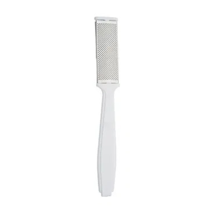 RASPA PIEDI ACCIAIO MAN BIANCO