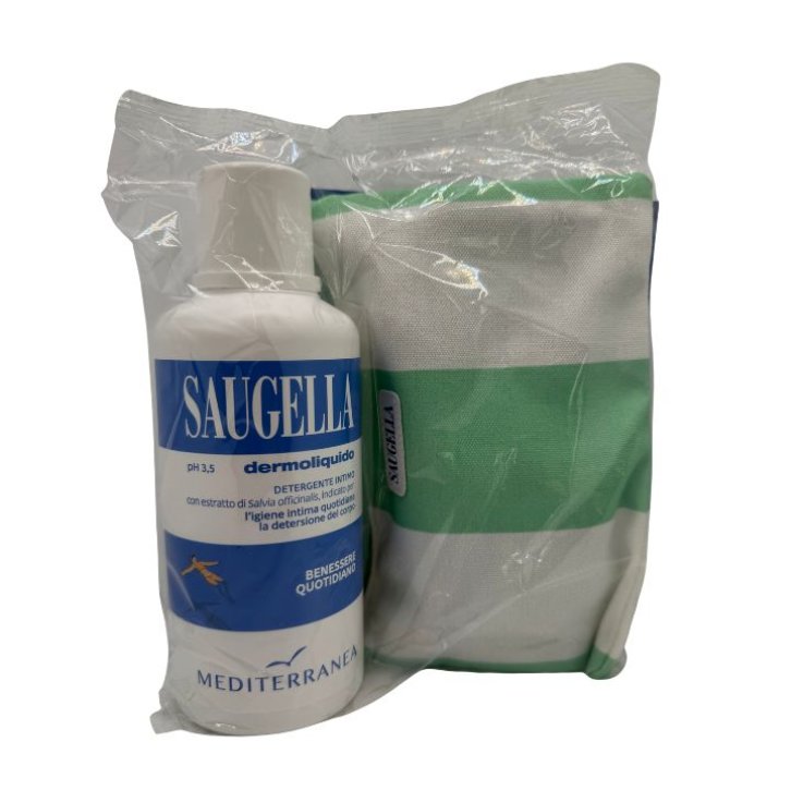 SAUGELLA DERMOLIQUIDO PH 3,5 DETERGENTE INTIMO 500 ML + POCHETTE OMAGGIO