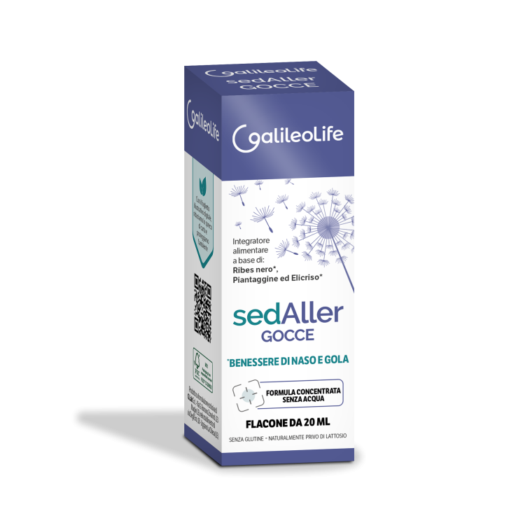 GalileoLife Sedaller Gocce Integratore per Naso e Gola 20 ml