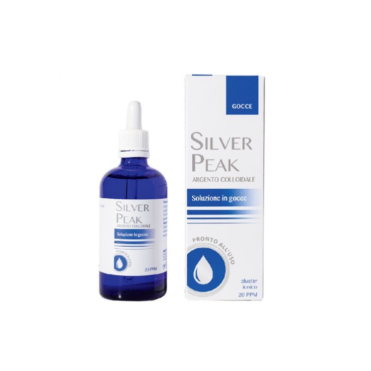 Silver Peak Soluzione Spray Argento Colloidale 100 ml | Spray per l'Igiene della Pelle