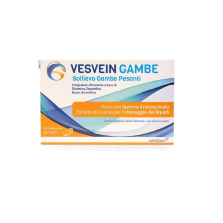 Vesvein Gambe Sollievo Gambe Pesanti &ndash; 60 Compresse