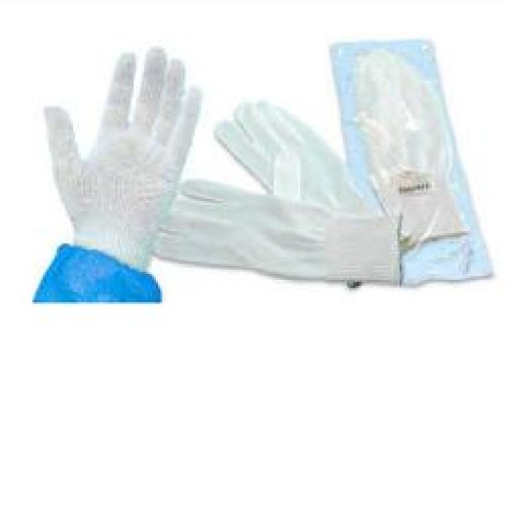 GUANTI FILO BIANCHI COTONE 6,5 S