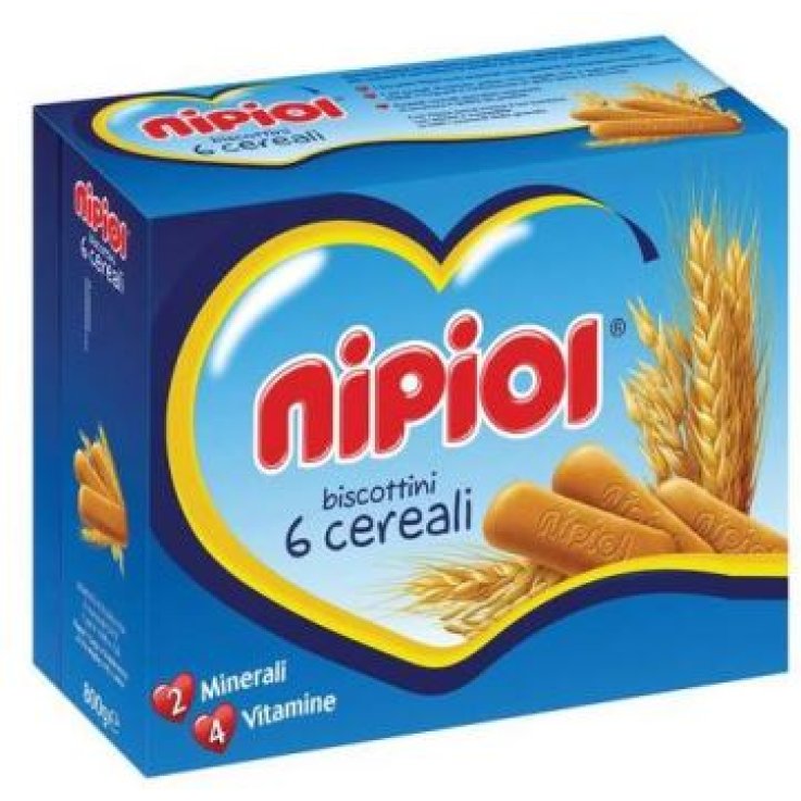 NIPIOL BISCOTTINI 6 CEREALI 8000