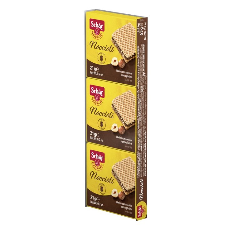 SCHAR NOCCIOLI SNAK 3X21G S/G  W