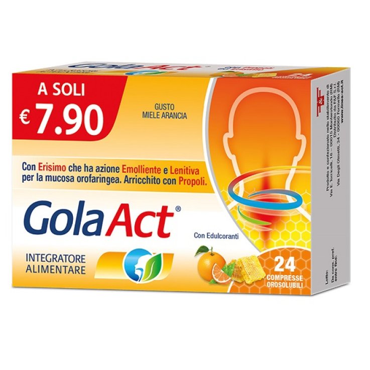 GOLA ACT MIELE ARANCIA 24CPR