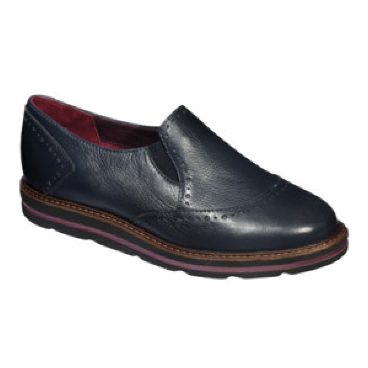 SALANDRA TUMBLED LEA NAVY BL37