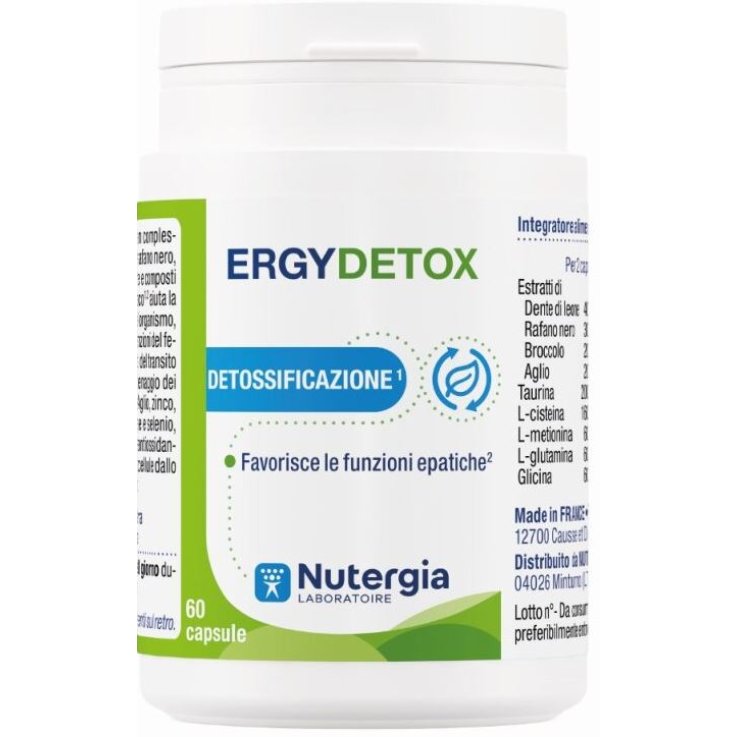 ERGYDETOX 60CPS NUTERGIA