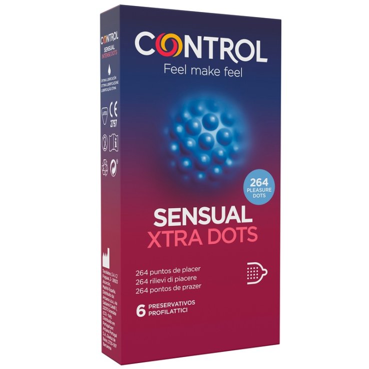 CONTROL SENSUAL EXTRA DOTS 6PZ