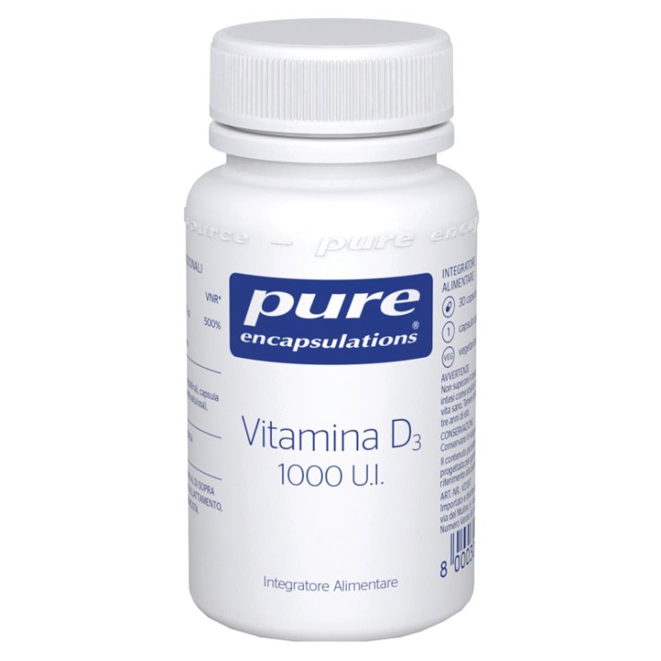 PURE ENCAPSUL VITAM.D3 25MCG 30C