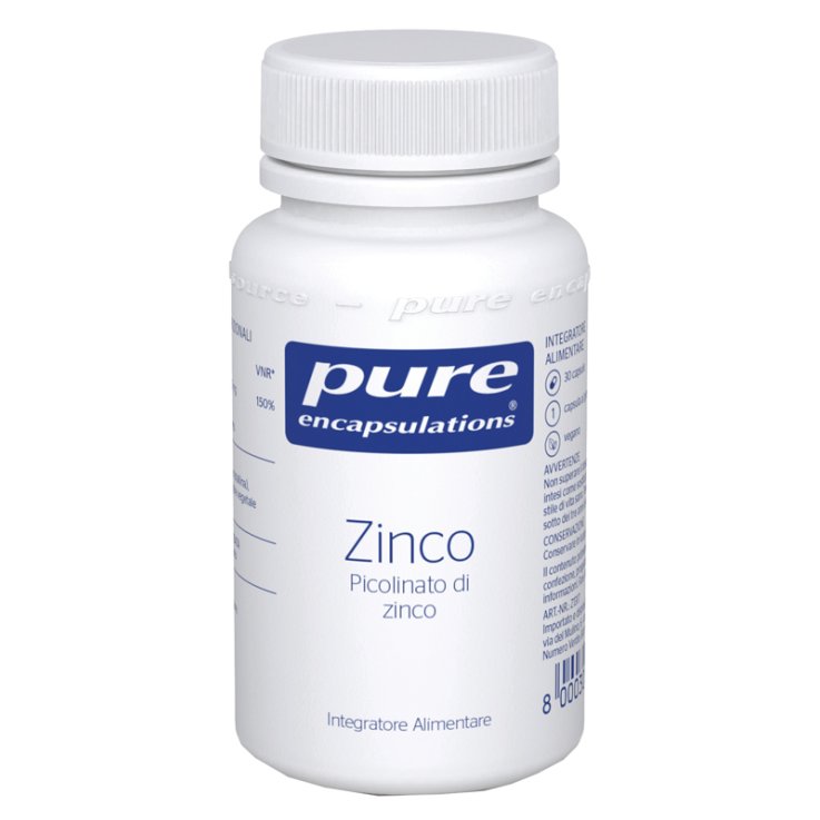 PURE ENCAPSUL ZINCO 25MG 30CPS S