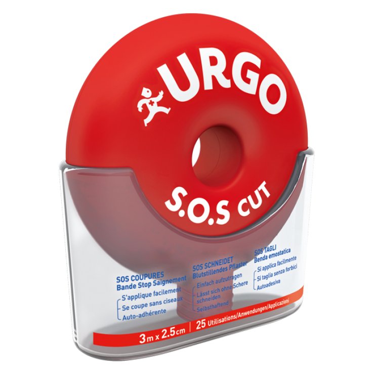 BENDA URGO SOS CUT 3X2,5CM AGAVE