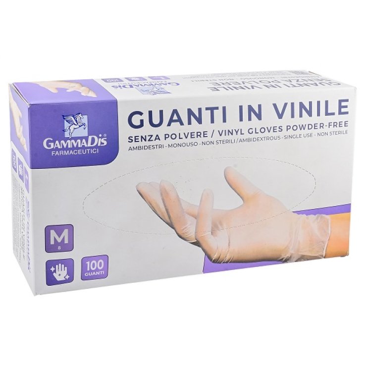 GAMMADIS GUANTI VINIL S/P M
