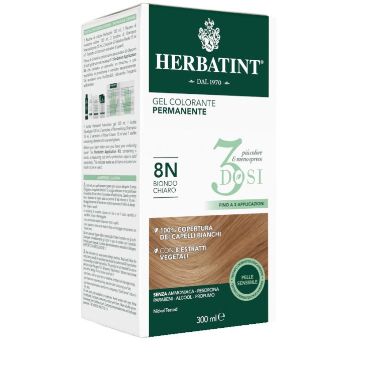 HERBATINT 8N BIONDO CHIARO 3DOSI