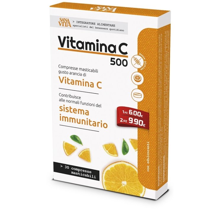 SANAVITA VITAMINA C 30CPR MASTIC