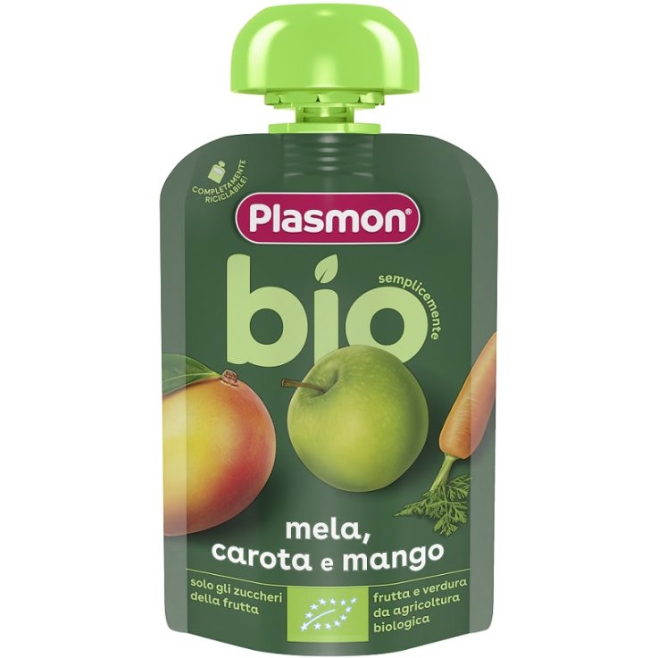 PLASMON MELA/CAROT/MANGO BIO POU